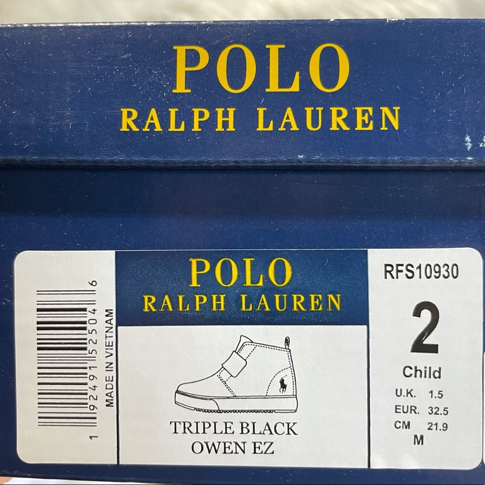 New Polo Ralph Lauren Toddler Boys Owen EZ boots - Picture 12 of 12
